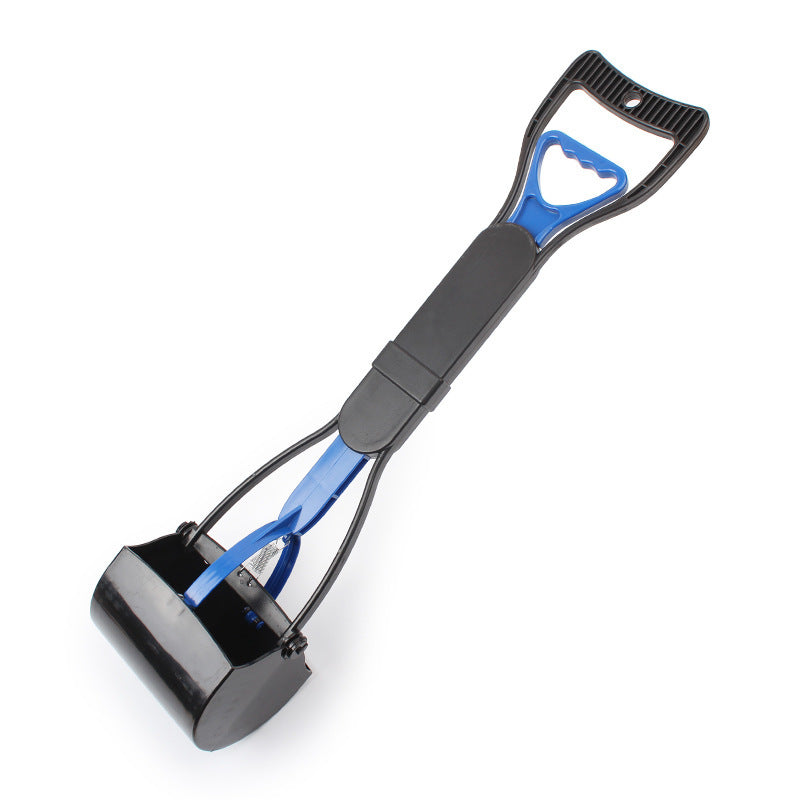 Long Handle Pet Waste Picker & Clamp – No-Bend Poop Scooper for Cats & Dogs